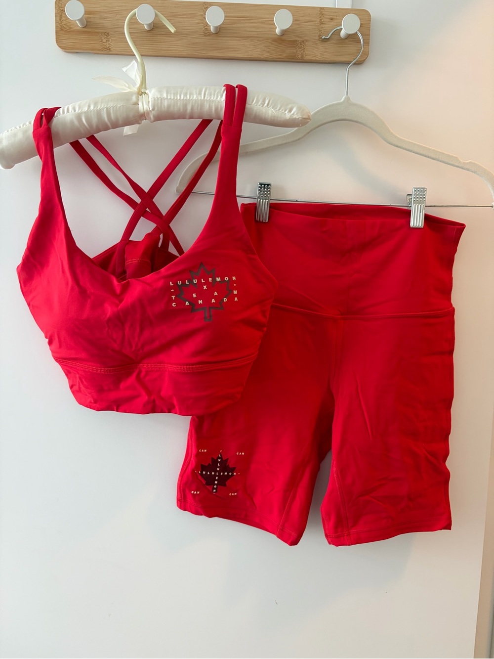 lululemon athletica Women’s Canada Ed. Align Short and Energy Sport Bra